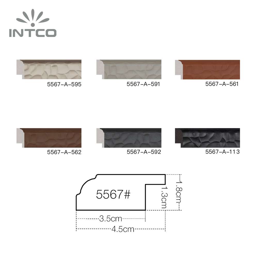 Intco picture frame moulding profiles & optional finishes